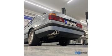FOX BMW E32 740i einddemper Ø2x63.5mm incl. bevestigingsmate