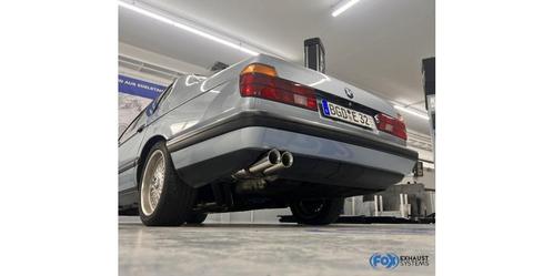 FOX BMW E32 740i einddemper Ø2x63.5mm incl. bevestigingsmate, Autos : Pièces & Accessoires, Systèmes d'échappement, Envoi