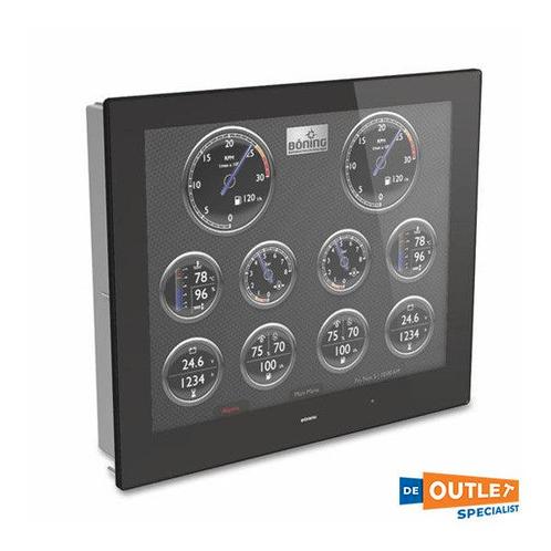 Bieden: Boening AHD1215G 15 inch touchscreen, Watersport en Boten, Navigatiemiddelen en Scheepselektronica, Ophalen of Verzenden
