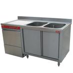Horeca Vaatwasser | Met Spoeltafel | Op Kast + Schuifdeuren, Verzenden, Nieuw in verpakking