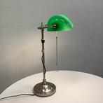 Notaris / bankiers bureaulamp, Groen, Huis en Inrichting, Lampen | Tafellampen, Gebruikt