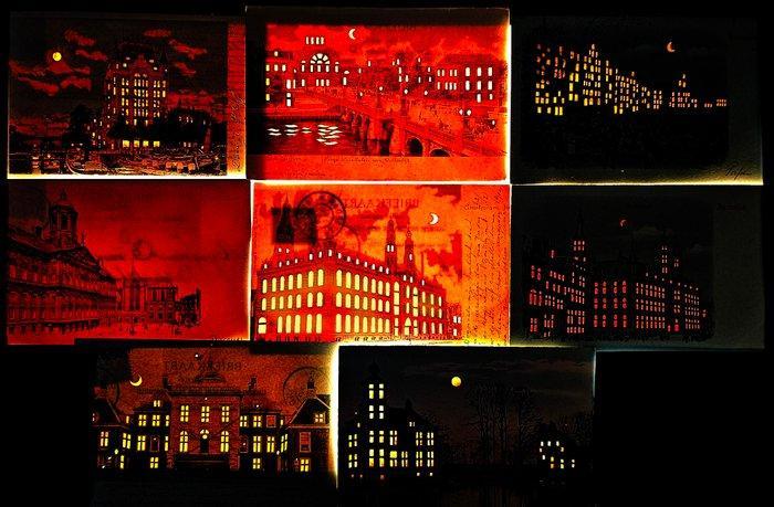 Optisch speelgoed - Postcards - 1850-1900 - Optical toy, Audio, Tv en Foto, Fotocamera's Analoog