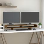 vidaXL Monitorstandaard 100x27x14 cm massief grenenhout, Computers en Software, Verzenden, Nieuw