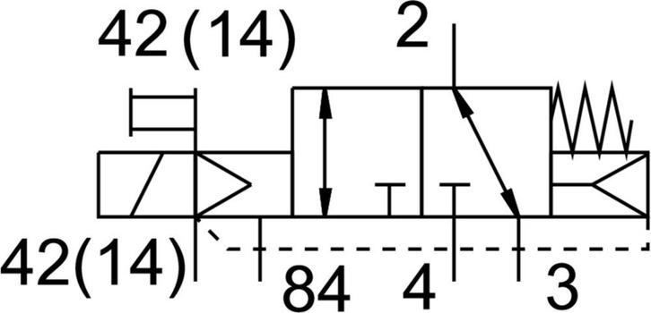 Festo 3/2 NC Monostabiele Lucht Magneetventiel Flens, Doe-het-zelf en Bouw, Overige Doe-Het-Zelf en Bouw, Verzenden