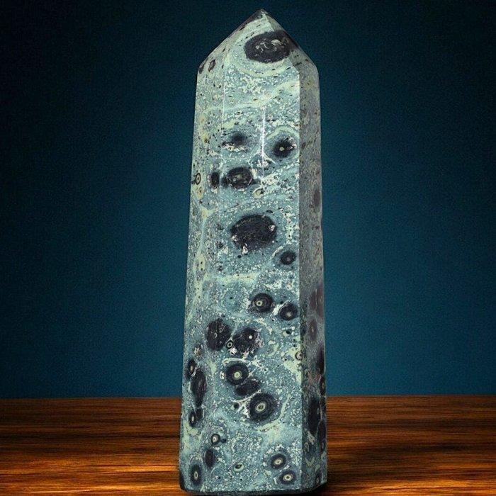 Kambaba Jasper Obelisk - Beste kwaliteit - Hoogte: 185 mm -, Antiek en Kunst, Curiosa en Brocante