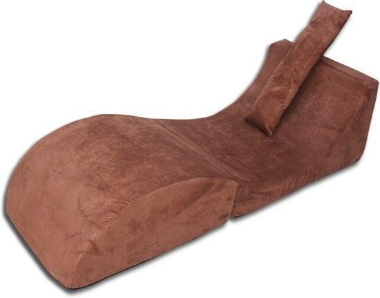 Bruin Suede Sofa Opvouwbaar | Retour Deal | Super Prijs, Huis en Inrichting, Zetels | Zetels, Minder dan 150 cm, Minder dan 75 cm