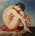 Carlo Capelli Copista (XX), After Flandrin - Jeune homme nu
