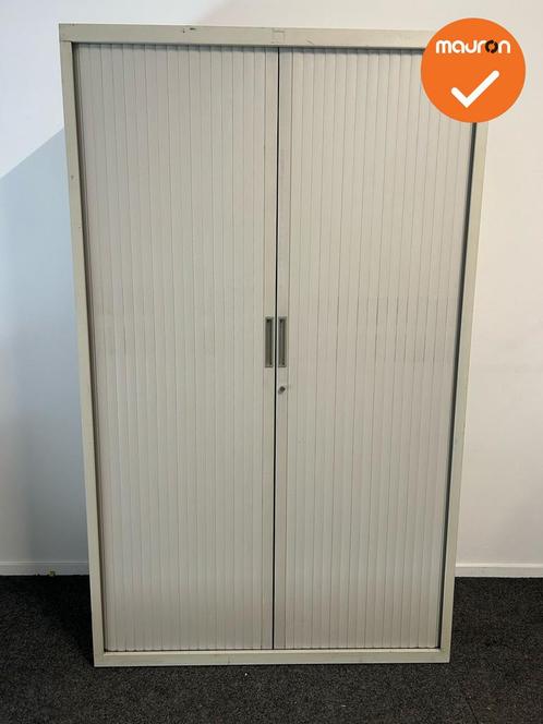 Roldeurkast - B-keuze - Basic - 195x120x45 - Wit beige, Zakelijke goederen, Kantoor en Winkelinrichting | Kantoormeubilair en Inrichting