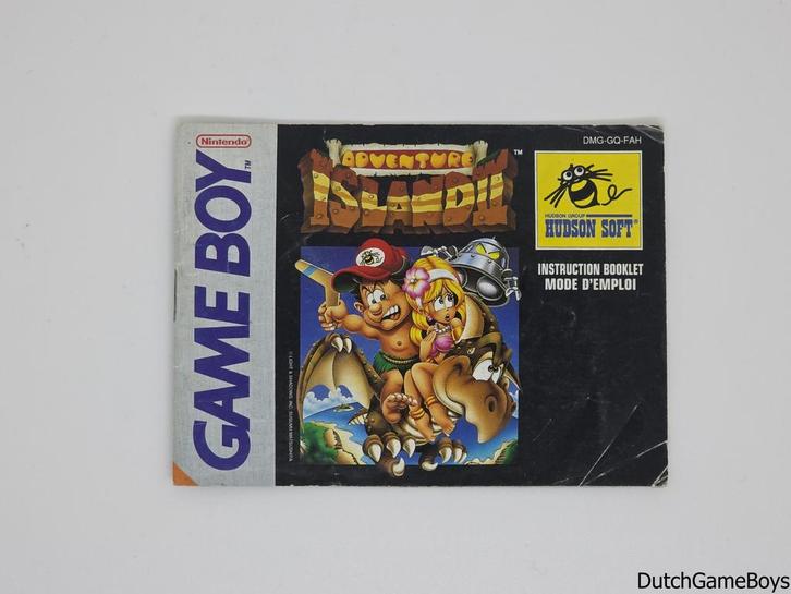 Gameboy Classic - Adventure Island II - FAH - Manual, Games en Spelcomputers, Games | Nintendo Game Boy, Gebruikt, Verzenden