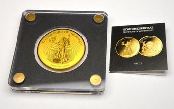 Tchad. 5000 Francs 2019 Walking Liberty 1/200oz (.999) (Sans