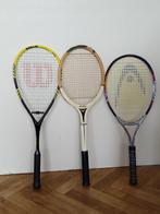 3 raquettes Dunlop/ Head / Wilson - Tennis racket, Nieuw