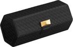 Horlogebox - Luxe Watch - Geweven PU Leder - Inkt Zwart, Ophalen of Verzenden, Nieuw