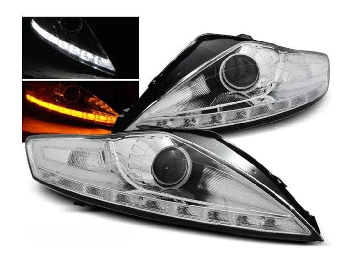 Daylight Chrome koplampen LED knipperlicht, Auto-onderdelen, Verlichting, Nieuw, Ford, Verzenden