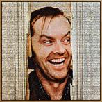 NicDA - THE SHINING . Here’s Johnny! . XL 1m² No reserve