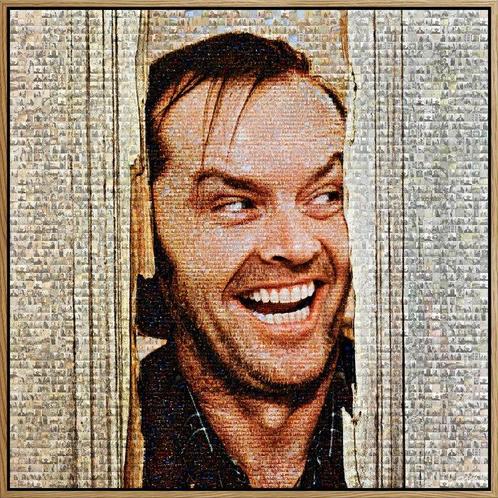 NicDA - THE SHINING . Here’s Johnny! . XL 1m² No reserve, Antiek en Kunst, Kunst | Designobjecten