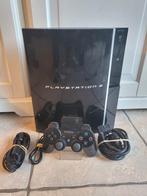 Playstation 3 Phat 80gb met 1 Sony Controller en alle kabels, Ophalen of Verzenden, Zo goed als nieuw