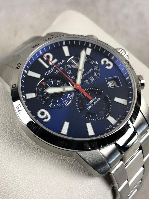 Certina - DS Podium Chronograph GMT Chronometer -, Handtassen en Accessoires, Horloges | Heren