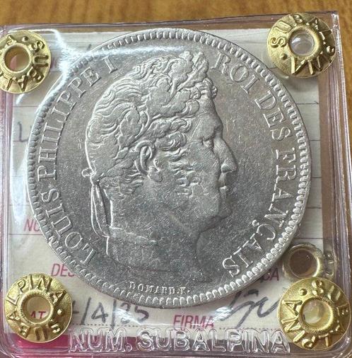 Frankrijk. Louis Philippe I. 5 Francs 1831-W, Lille  (Zonder, Postzegels en Munten, Munten | Europa | Euromunten