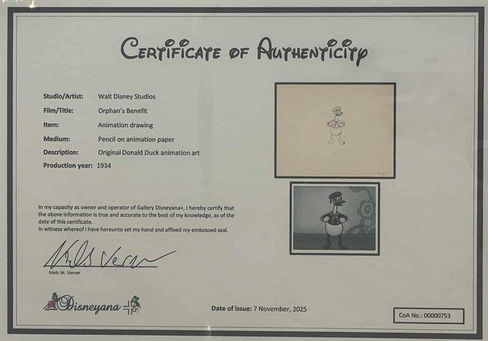 Walt Disney - Animation Drawing - 1 Originele kunst - Walt, Collections, Disney