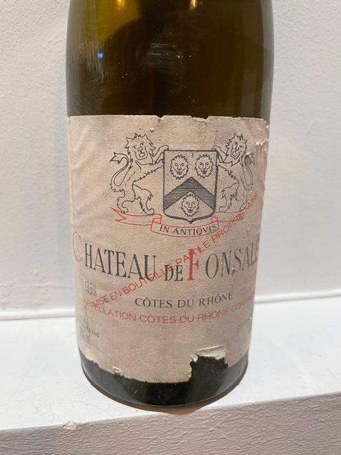 2002 Château de Fonsalette - Côtes-du-rhône Réserve - 1 Fles, Verzamelen, Wijnen