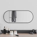 vidaXL Wandspiegel 60x25 cm ovaal zwart, Huis en Inrichting, Woonaccessoires | Spiegels, Verzenden, Nieuw