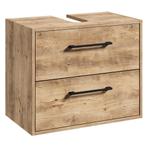 Wastafel Onderkast Florence 60 x 35 x 47 cm - Kastanje Eiken, Verzenden, Nieuw