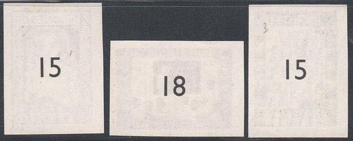 België 1951 - Unesco zegels uit 1951, ongetand met, Postzegels en Munten, Postzegels | Europa | België