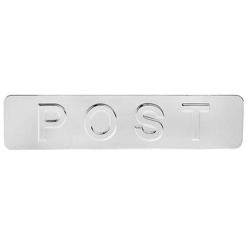 Homebox Buitenzijde in glanzend nikkel met Post Front, Doe-het-zelf en Bouw, Hang- en Sluitwerk, Overige typen, Nieuw, Koper of Messing