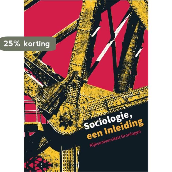 Sociologie, een inleiding, Rijksuniversiteit Groningen, Boeken, Schoolboeken, Gelezen, Verzenden