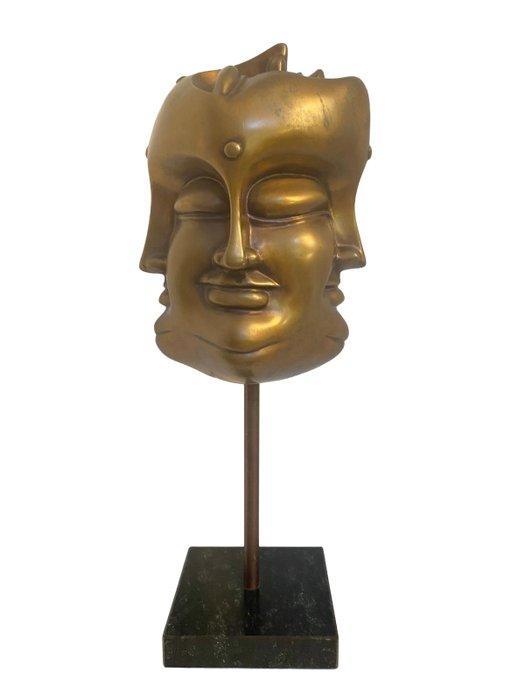 Ma Tse Lin (1960) - Tête de Bouddha, Antiquités & Art, Art | Objets design