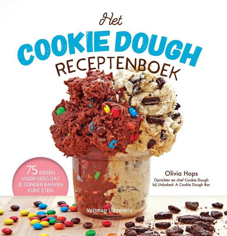 Het cookie dough receptenboek 9789048317424 Olivia Hops, Boeken, Kookboeken, Zo goed als nieuw, Verzenden