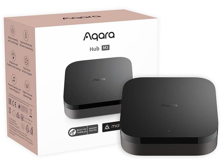 Aqara Hub M3 - Smart Home Hub - Zigbee 3.0 en Thread - Zwart, Elektronische apparatuur, Koelkasten en IJskasten, Zo goed als nieuw