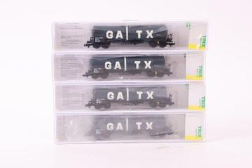 Trix N - 15514/01-02-03-04 - Modeltrein goederenwagon (4) -