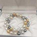 Zonder Minimumprijs - Halsketting Zilver Parel - Tahitian &, Handtassen en Accessoires, Nieuw