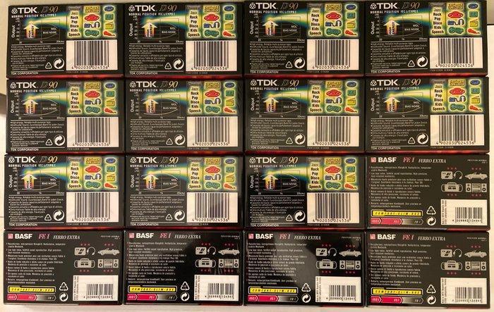 BASF/TDK - TDK D90, BASF FE I Ferro Extra Lege audiocassette, Audio, Tv en Foto, Radio's