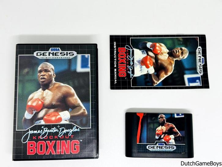 Sega Genesis - James Buster Douglas - Knockout Boxing, Games en Spelcomputers, Spelcomputers | Sega, Gebruikt, Verzenden