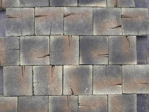 Veiling - 375 Stuks Betontegel Houtlook Driftwood 22,5x22x5x, Tuin en Terras, Tegels en Klinkers, Nieuw