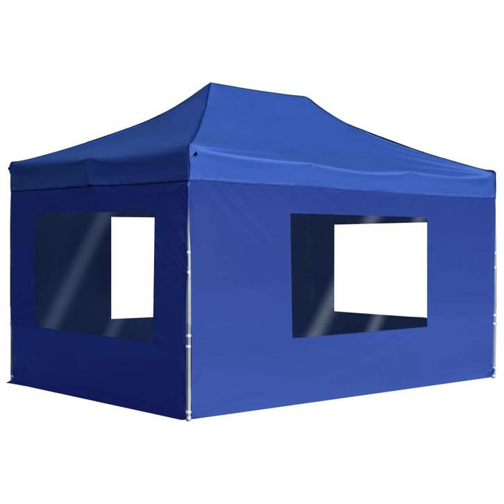 vidaXL Partytent inklapbaar met wanden 4,5x3 m aluminium, Tuin en Terras, Partytenten, Nieuw, Verzenden
