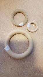 Houten ring 5, 5 cm. handwerken macrame (middel) Houten ring, Hobby en Vrije tijd, Nieuw