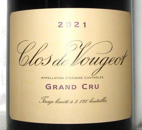 2021 Domaine de la Vougeraie - Clos Vougeot Grand Cru - 1, Verzamelen, Wijnen