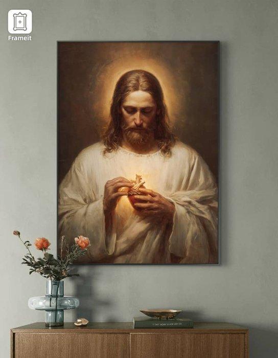 Canvas Fit - Alberto Ricardo - El corazón iluminado, Antiek en Kunst, Antiek | Boeken en Manuscripten