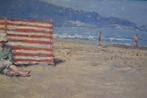Chris van Dijk (1952) - Impressionist  Le Brise - Vent de, Antiek en Kunst