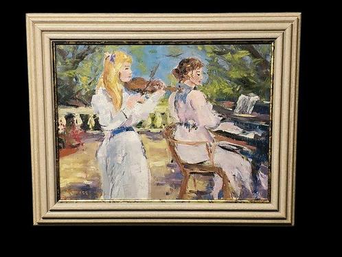 Antoine Reniers (1923-2013) - Les musiciens., Antiek en Kunst, Kunst | Schilderijen | Klassiek