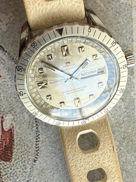 Sicura - Vintage Diver Automatic - Sans prix de réserve -, Handtassen en Accessoires, Horloges | Heren