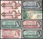 Canada. - 8 Banknotes - various dates  (Zonder Minimumprijs), Postzegels en Munten
