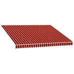 Zonneschermdoek 400x300 canvas - Oranje/Bruin - Retour deal!, Tuin en Terras, Zonneschermen, Verzenden, Nieuw, 250 cm tot 450 cm