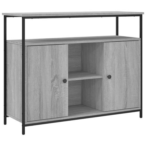 Houten Dressoir 100cm | Retour Deal | Grijs Sonoma -40% K..., Huis en Inrichting, Kasten | Dressoirs, 100 tot 150 cm, 25 tot 50 cm