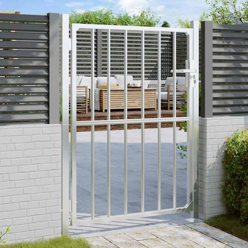 vidaXL Tuinpoort 100x150 cm roestvrij staal, Tuin en Terras, Tuinpoorten, Nieuw, Verzenden