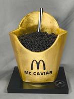 XTC Artist - Mc Caviar 19cm Gold 24k B&W Straw, Antiek en Kunst