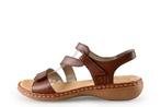 Rieker Sandalen in maat 38 Bruin | 5% extra korting, Bruin, Verzenden, Sandalen of Muiltjes, Zo goed als nieuw